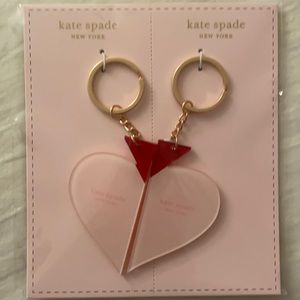 New Kate Spade New York keychains NIB